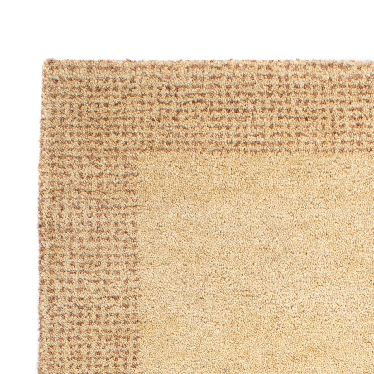 Gabbeh Teppich Indus 70x140cm - Wollteppich - beige