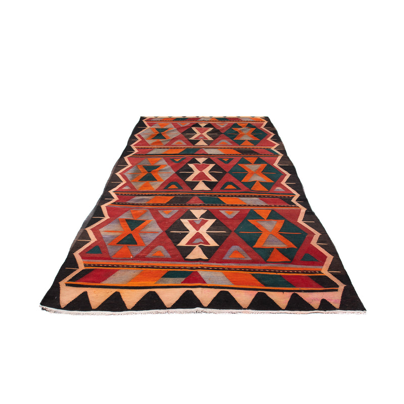 Kelim Teppich Old 155x325cm - mehrfarbig