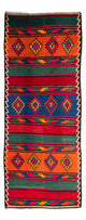Kelim Teppich Old 150x360cm - mehrfarbig