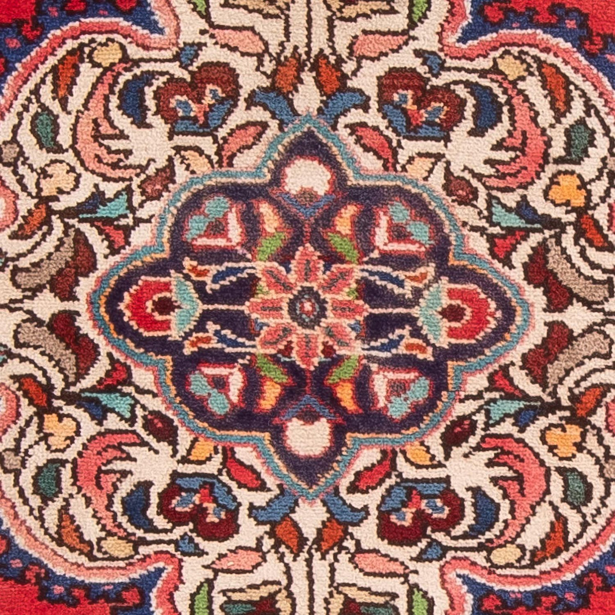 Rudbar Teppich 73x196cm - Perserteppich - dunkelrot
