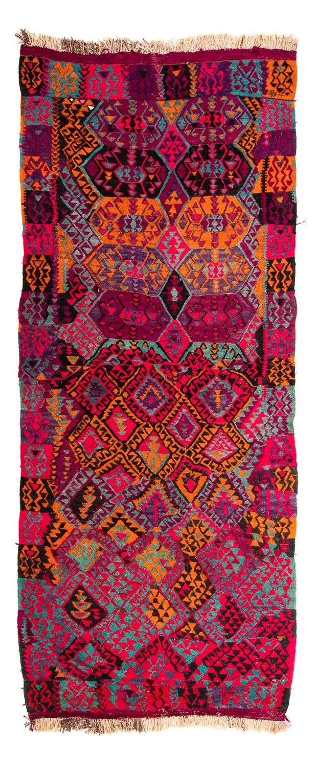 Kelim Teppich - Old 137 x 310 cm - mehrfarbig