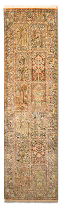 Kaschmir Seide Teppich 75x270cm - Orientteppich - mehrfarbig – product image