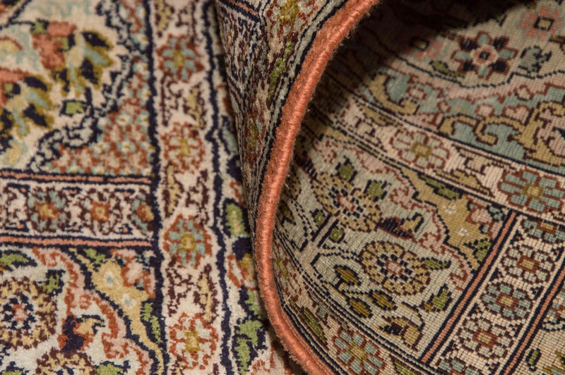 Kaschmir Seide Teppich 75x270cm - Orientteppich - mehrfarbig