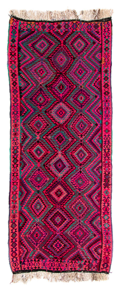 Kelim Teppich Old 135x315cm - mehrfarbig