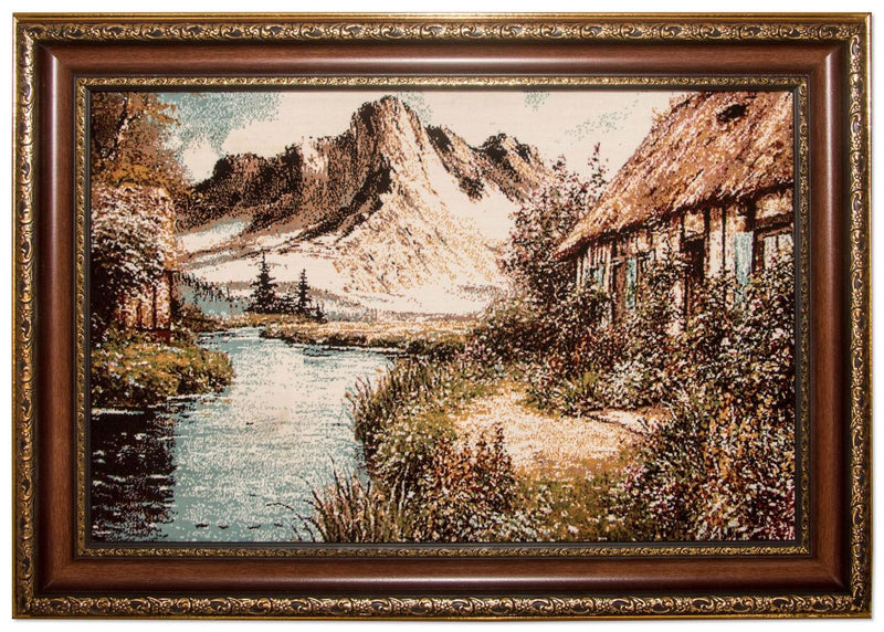 Bild-Teppich 60x85cm - Orientteppich - mehrfarbig