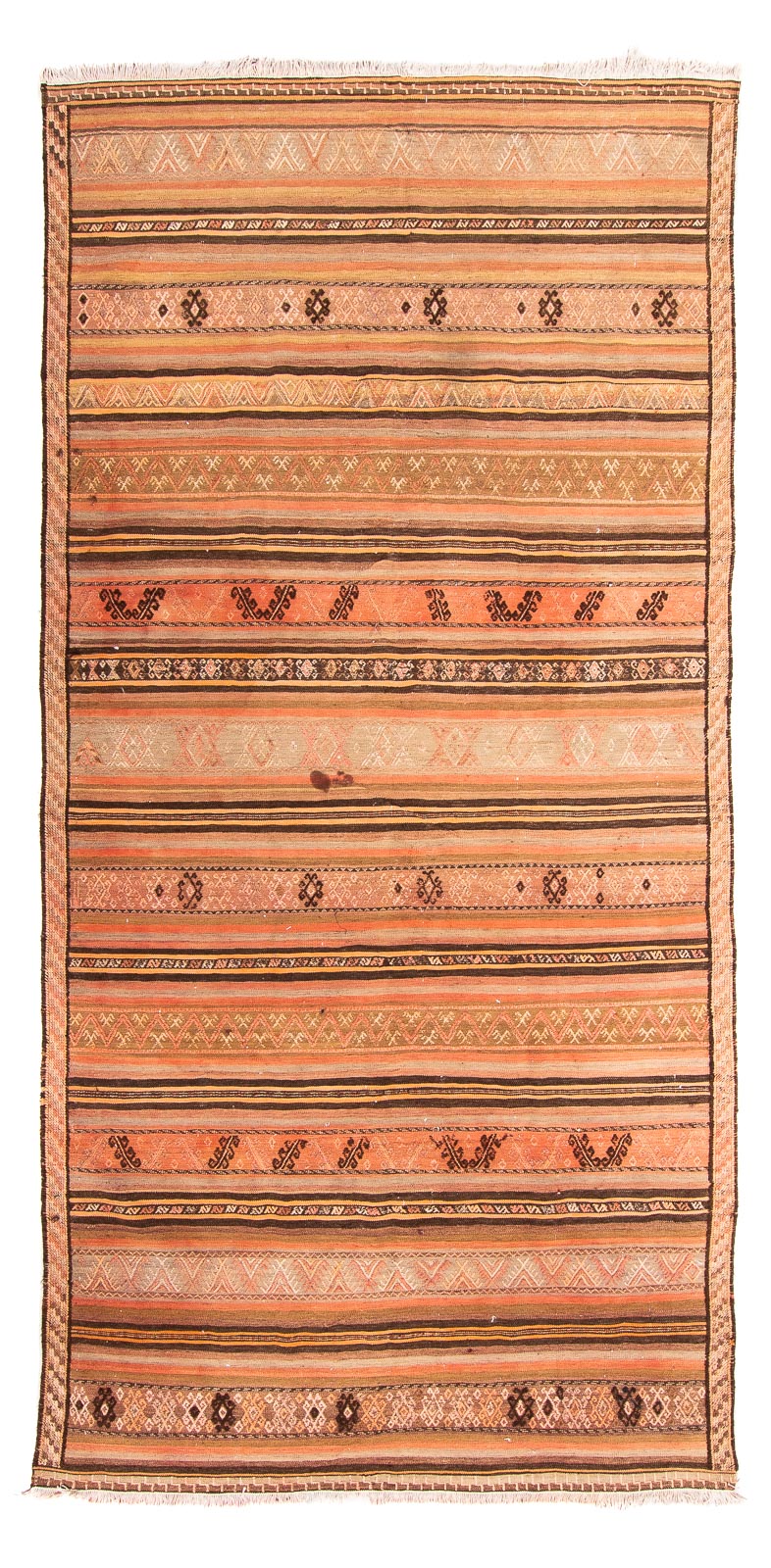 Kelim Teppich Old 157x297cm - mehrfarbig