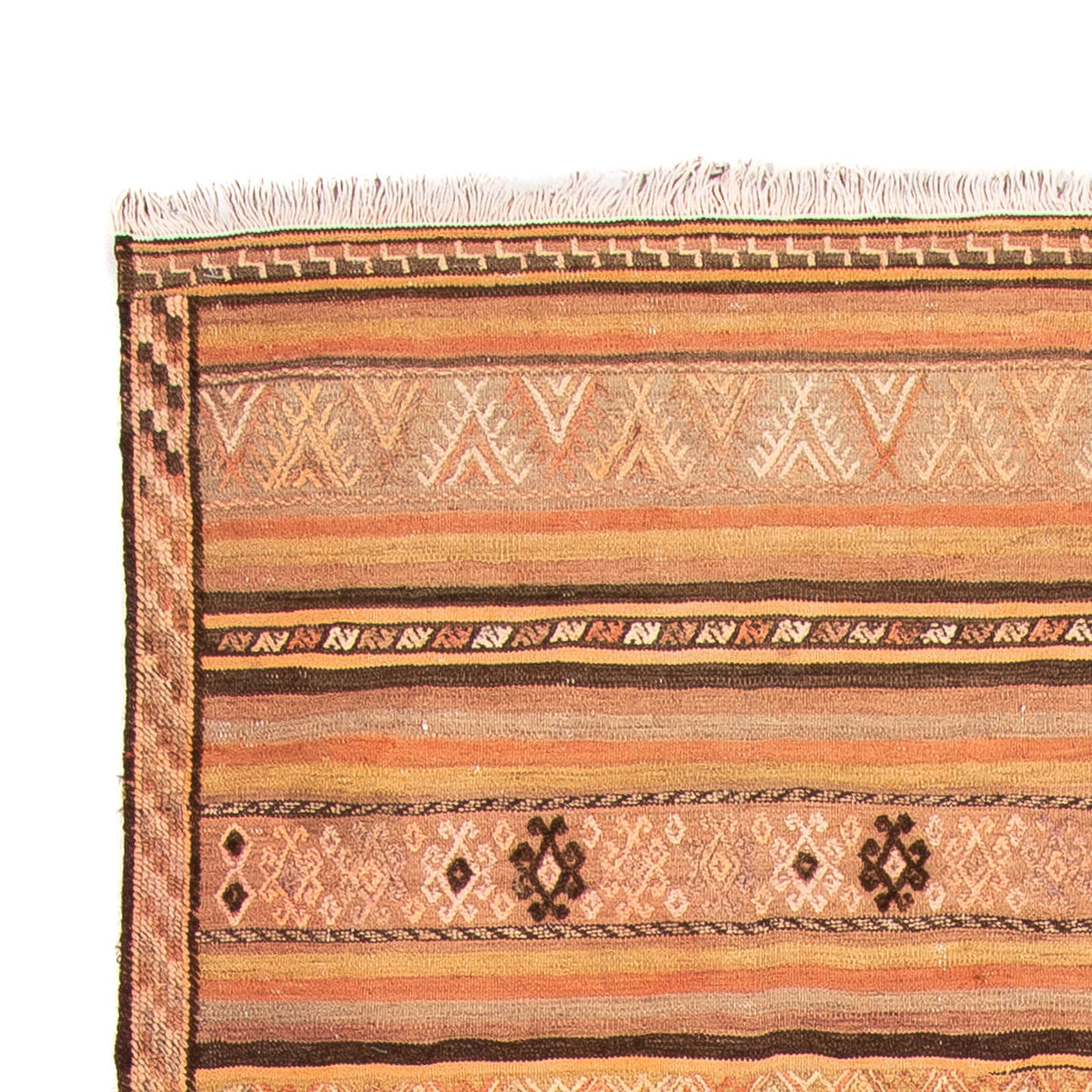 Kelim Teppich Old 157x297cm - mehrfarbig