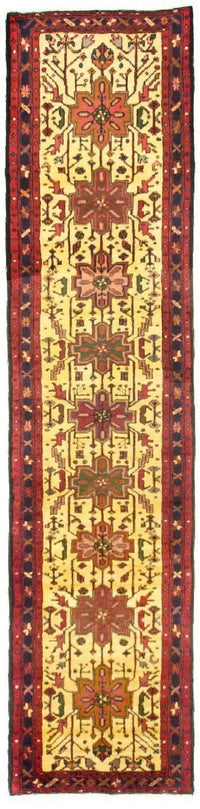 Ardebil Teppich 70x313cm - Perserteppich - gelb – product image