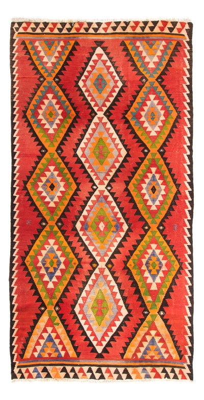 Kelim Teppich Old 150x315cm - mehrfarbig