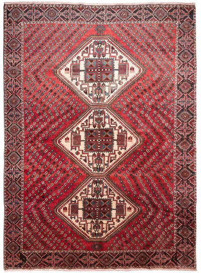 Sharbabak Teppich 189x256cm - Perserteppich - rot