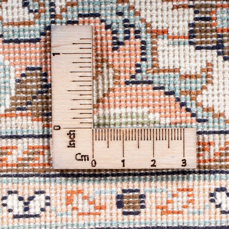 Kaschmir Seide Teppich 78x125cm - Orientteppich - creme