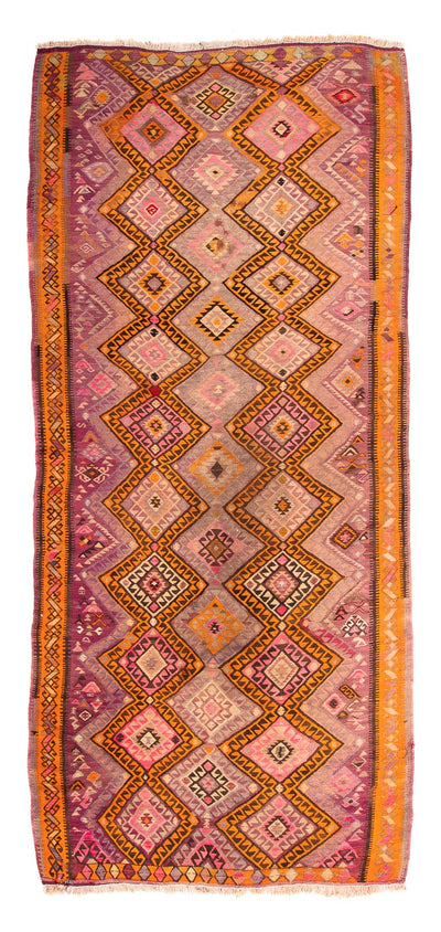 Kelim Teppich Old 155x320cm - mehrfarbig