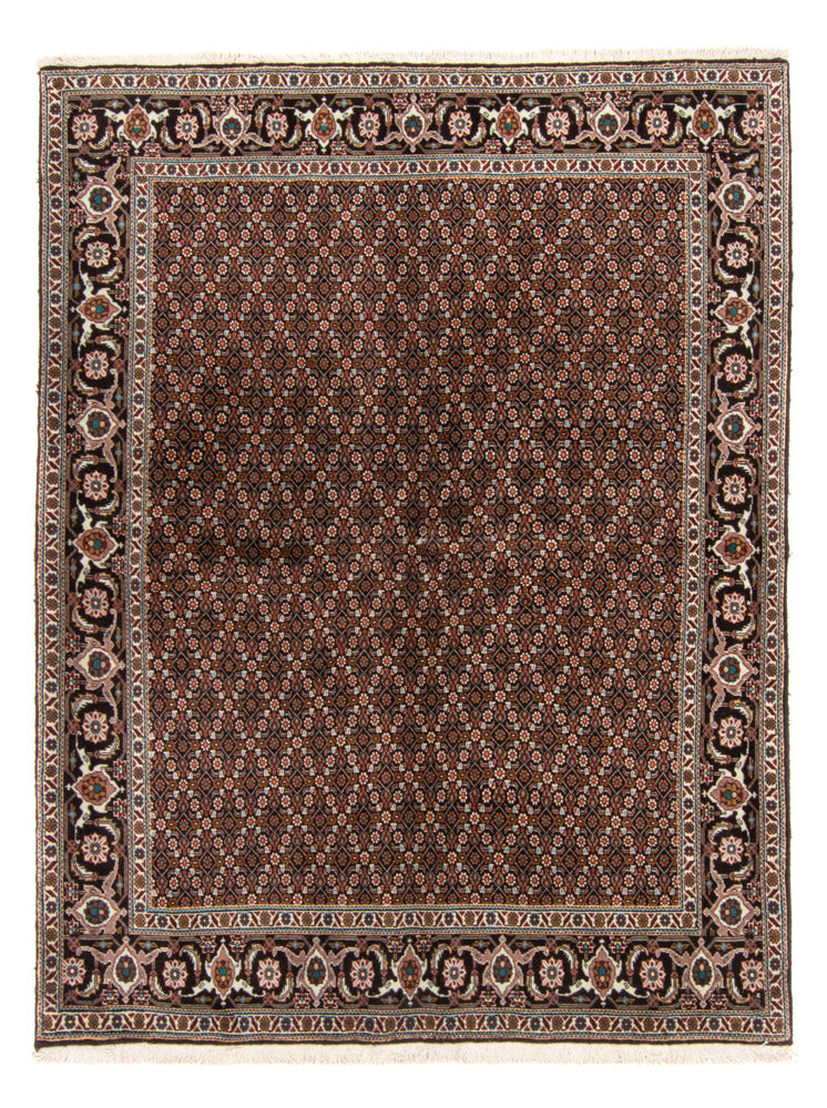 Täbriz - 40 Raj Teppich 155x205cm - Perserteppich - dunkelblau