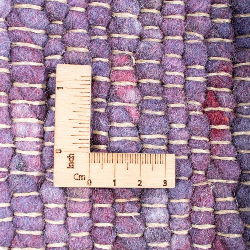 Hochflor Teppich 170x240cm - lila