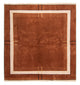 Nepal Teppich 250x250cm - Wollteppich - braun