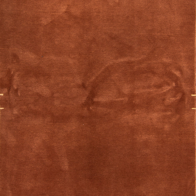 Nepal Teppich 250x250cm - Wollteppich - braun