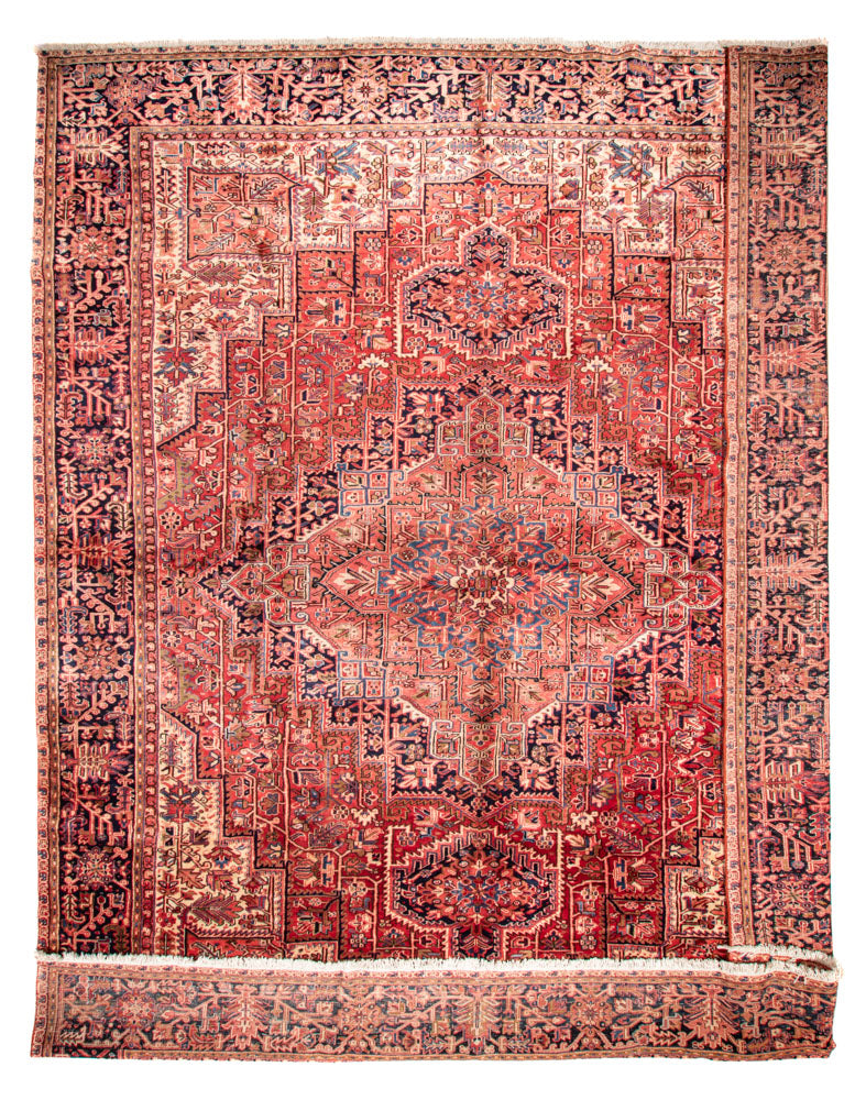 Heriz Teppich 344x450cm - Perserteppich - rot