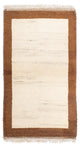 Gabbeh Teppich Indus 95x165cm - Wollteppich - beige