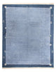 Nepal Teppich 300x401cm - Wollteppich - blau