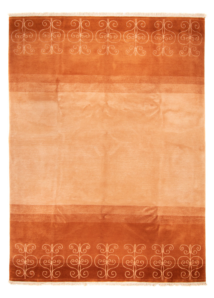 Nepal Teppich 252x352cm - Wollteppich - terrakotta