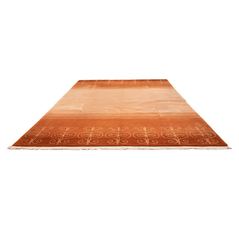 Nepal Teppich 252x352cm - Wollteppich - terrakotta