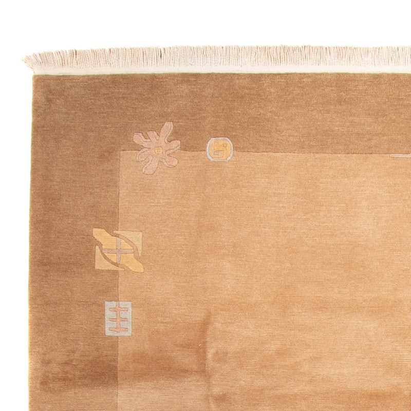 Nepal Teppich 251x344cm - Wollteppich - braun