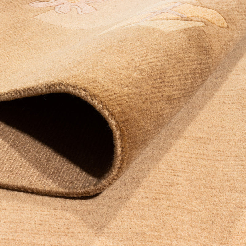 Nepal Teppich 251x344cm - Wollteppich - braun