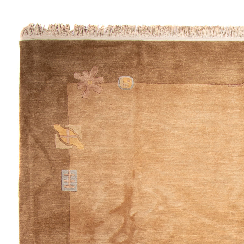 Nepal Teppich 249x345cm - Wollteppich - braun
