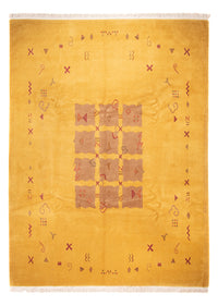 Nepal Teppich 256x357cm - Wollteppich - gold – product image