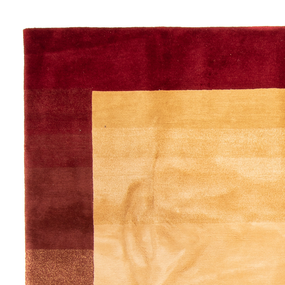 Nepal Teppich 251x303cm - Wollteppich - gold