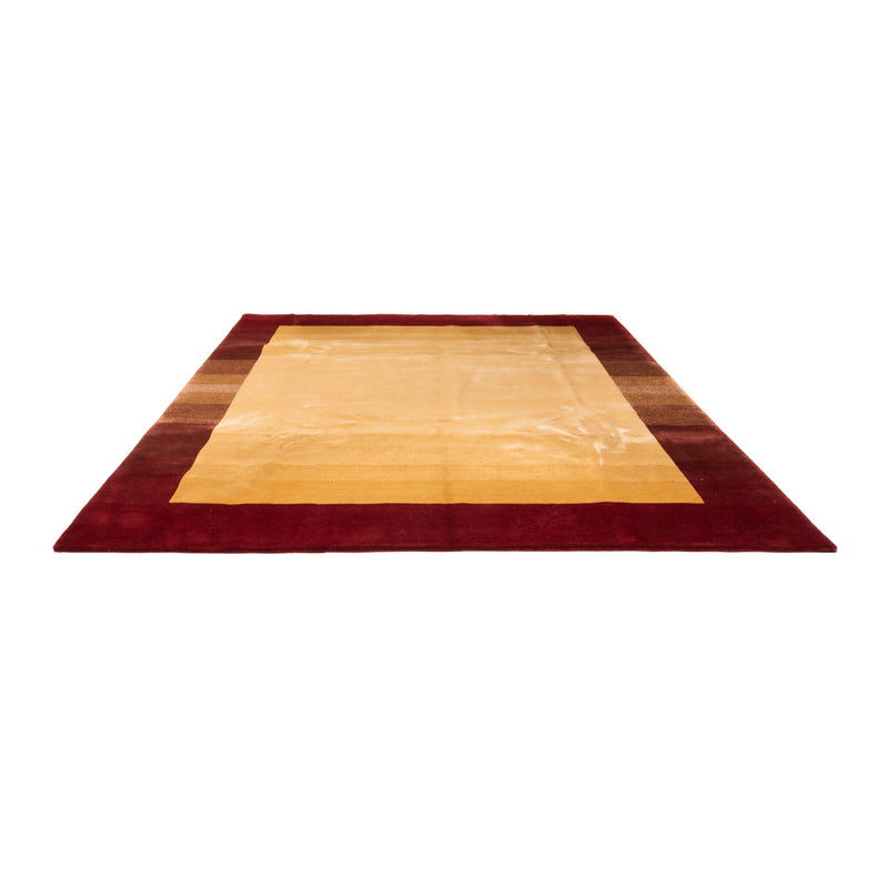 Nepal Teppich 251x303cm - Wollteppich - gold