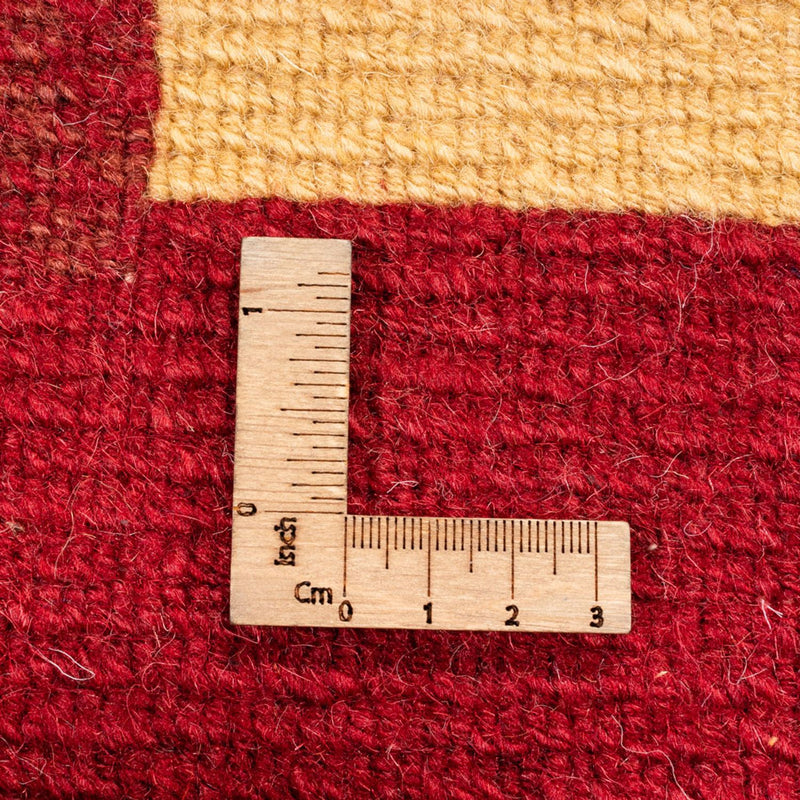 Nepal Teppich 251x303cm - Wollteppich - gold