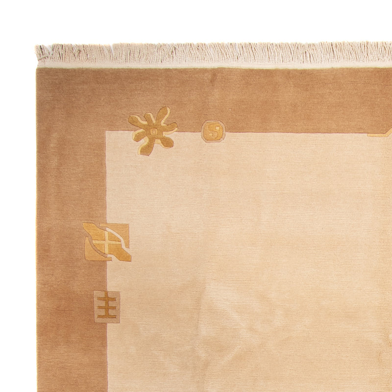 Nepal Teppich 248x297cm - Wollteppich - beige