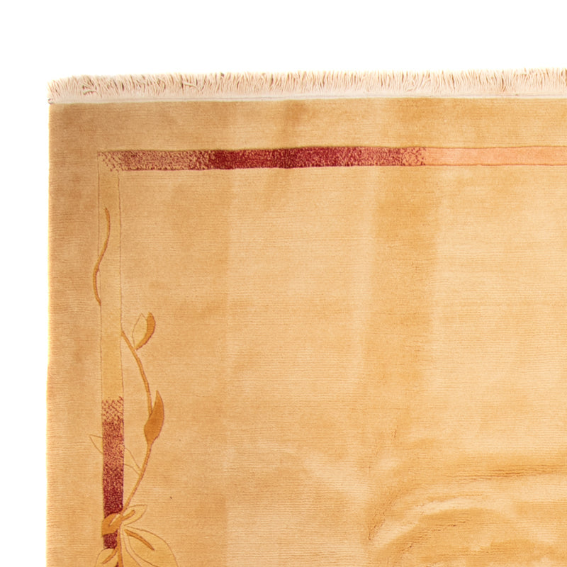 Nepal Teppich 250x350cm - Wollteppich - beige