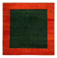 Gabbeh Teppich Indus 247x250cm - Wollteppich - grün – product image