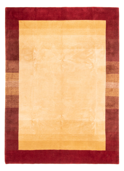 Nepal Teppich 251x347cm - Wollteppich - gold