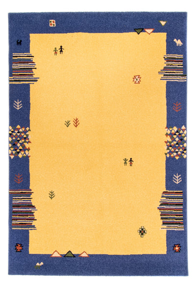 Moderner Teppich 160x240cm - Designerteppich - gold