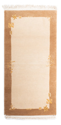 Nepal Teppich 71x144cm - Wollteppich - beige – product image