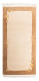 Nepal Teppich 71x144cm - Wollteppich - beige