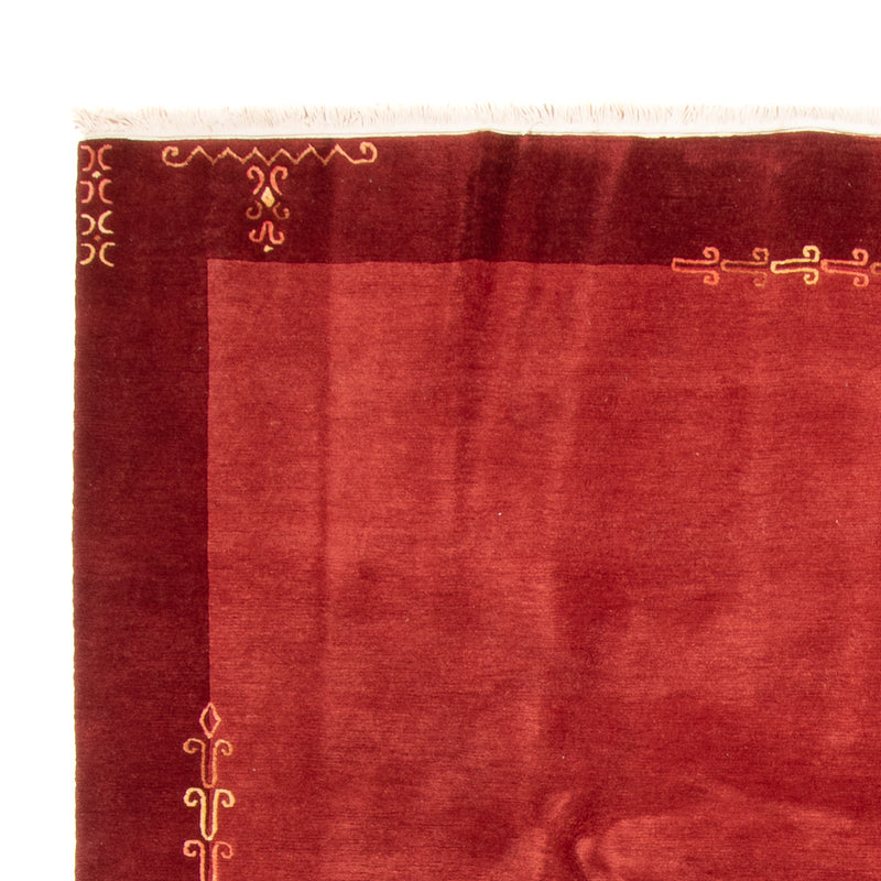 Nepal Teppich 252x340cm - Wollteppich - rot
