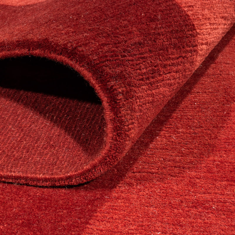 Nepal Teppich 252x340cm - Wollteppich - rot