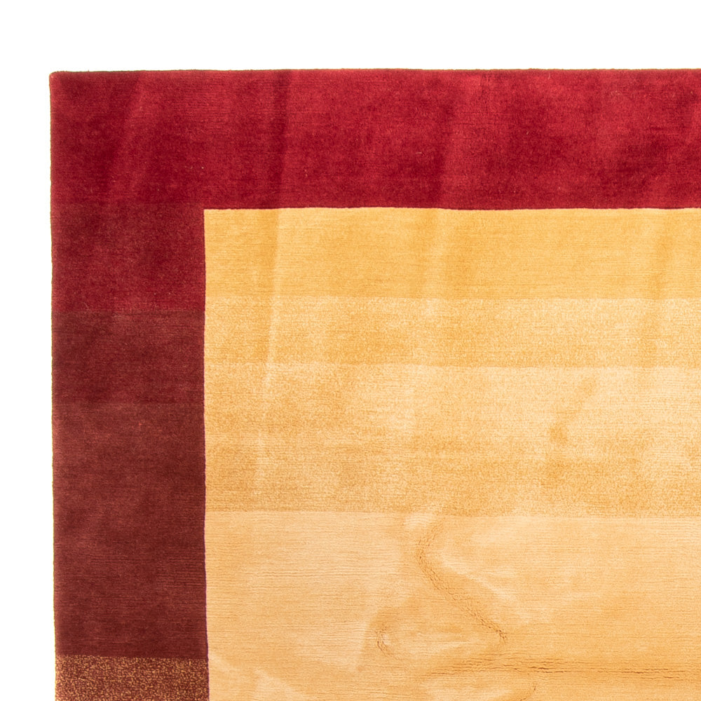 Nepal Teppich 251x352cm - Wollteppich - gold