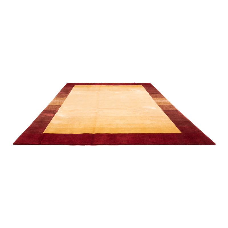 Nepal Teppich 251x352cm - Wollteppich - gold