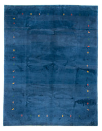 Gabbeh Teppich Indus 293x396cm - Wollteppich - blau – product image