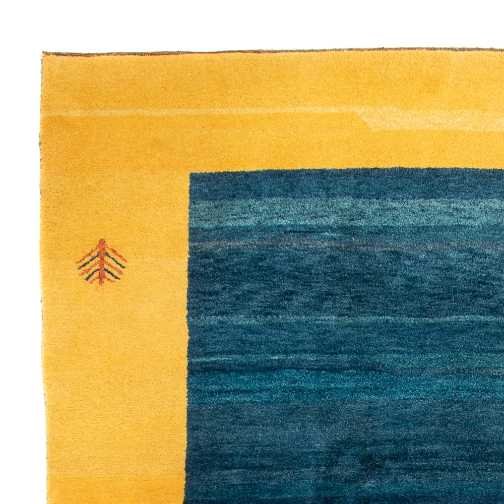 Gabbeh Teppich - Indus - 246 x 349 cm - blau