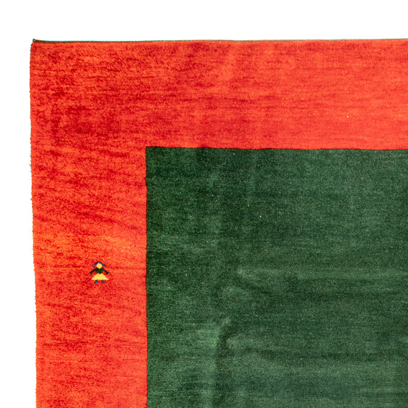 Gabbeh Teppich - Indus - Royal - 316 x 402 cm - grün