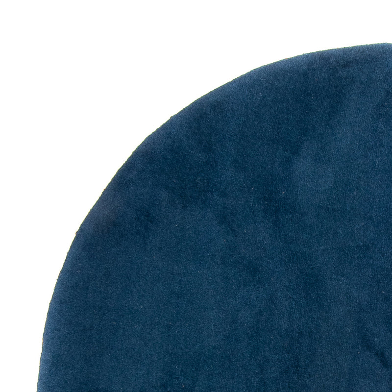 Gabbeh Teppich Indus 189x189cm - Wollteppich - blau