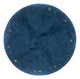 Gabbeh Teppich Indus 199x199cm - Wollteppich - blau