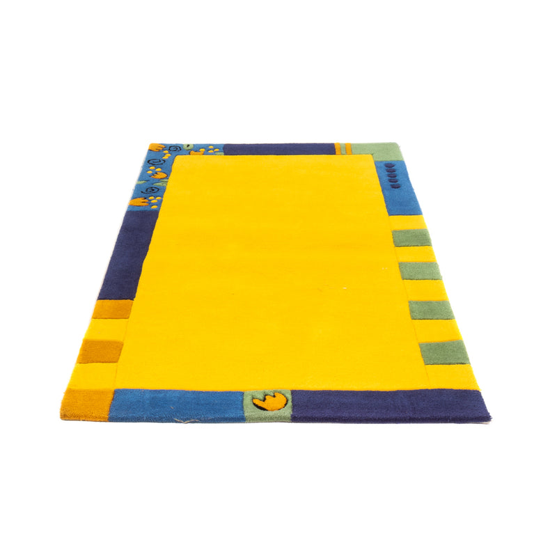 Moderner Teppich - 90 x 160 cm - gelb