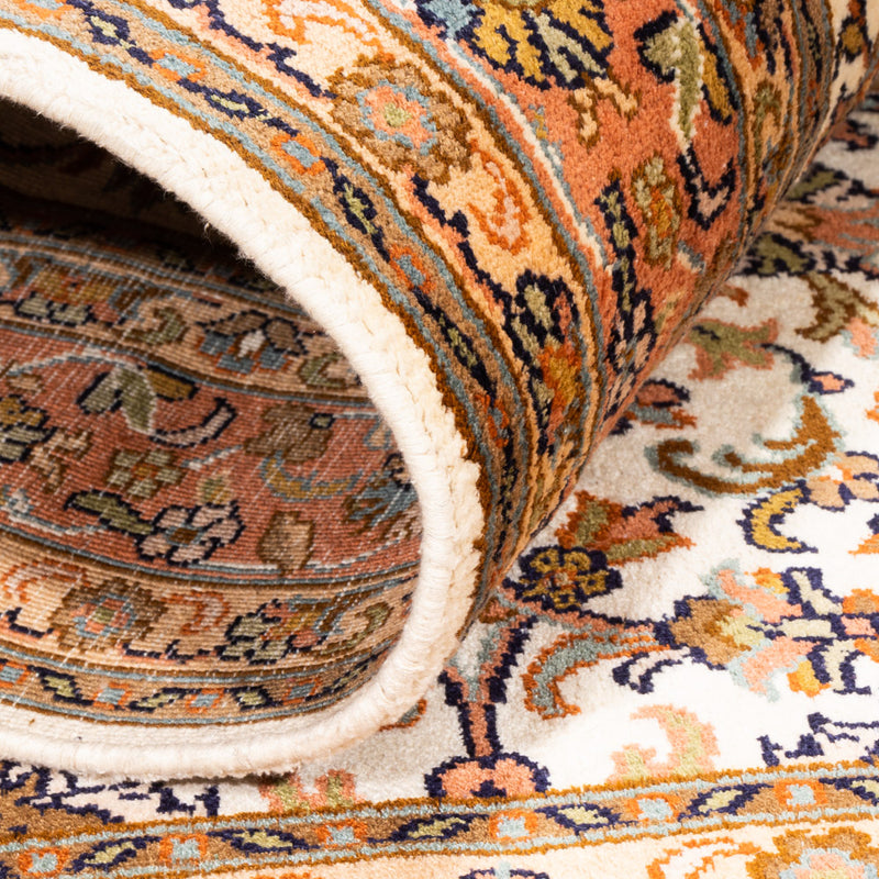 Kaschmir Seide Teppich 95x149cm - Orientteppich - beige